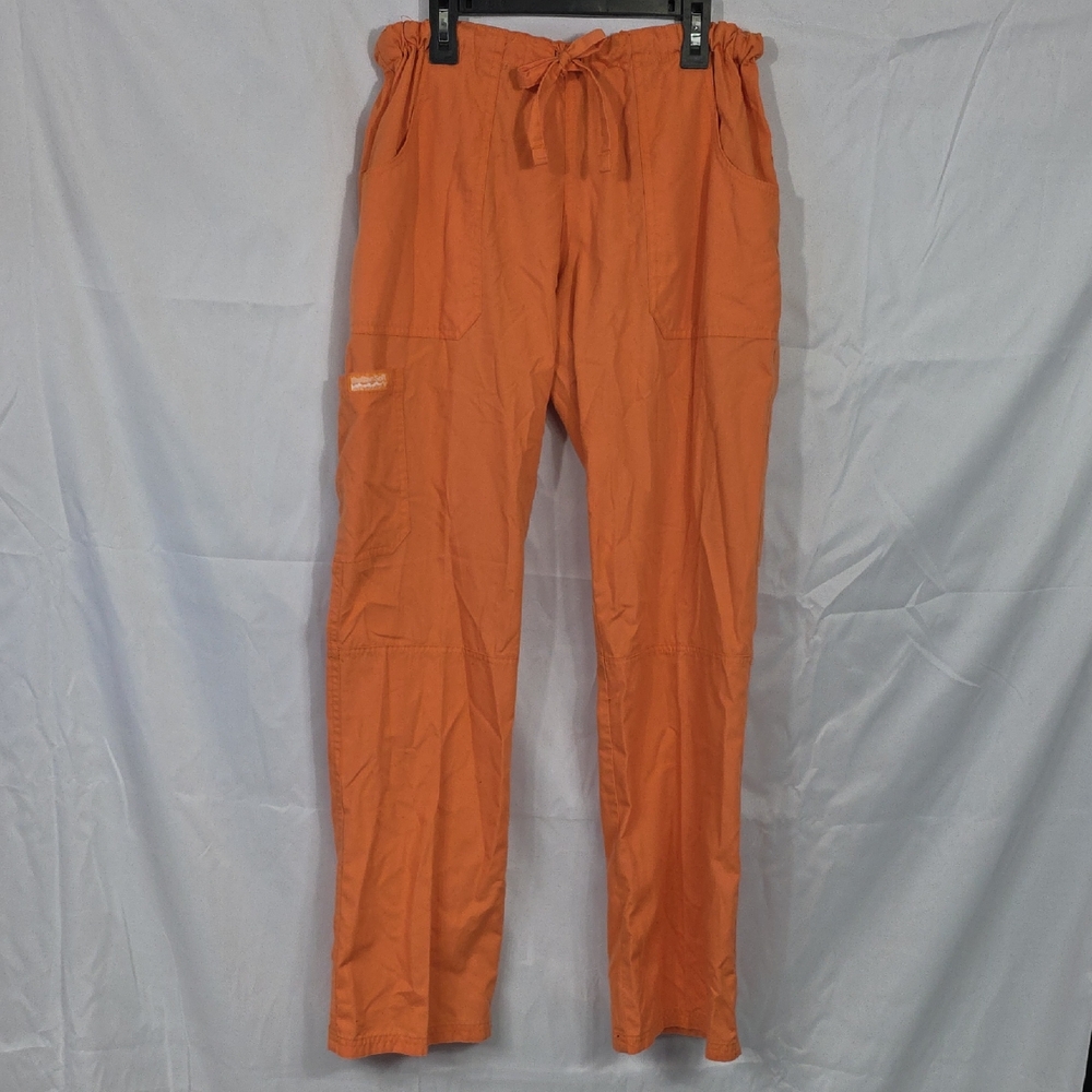 Butter Soft Women's Orange Scrub Pants Size Small (W591) Scrups By UA